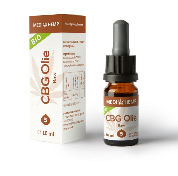 CBG olie Medihemp 10 ml 500 mg CBG