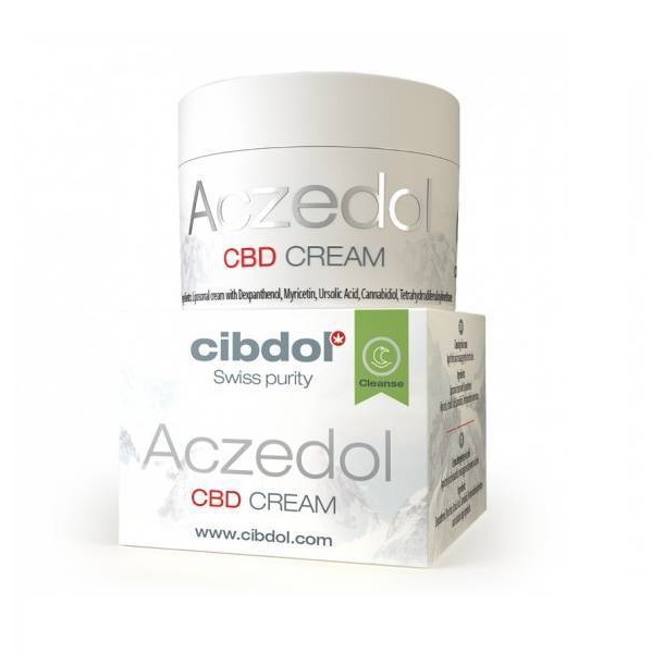 Crema de CBD - acné - Cibdol (Aczedol) - 50 ml - 100 mg de CBD