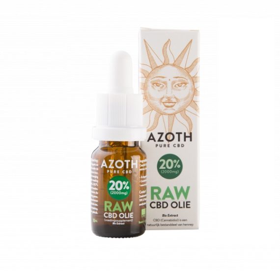 Cbd olie biologisch raw azoth 20 procent 10 ml