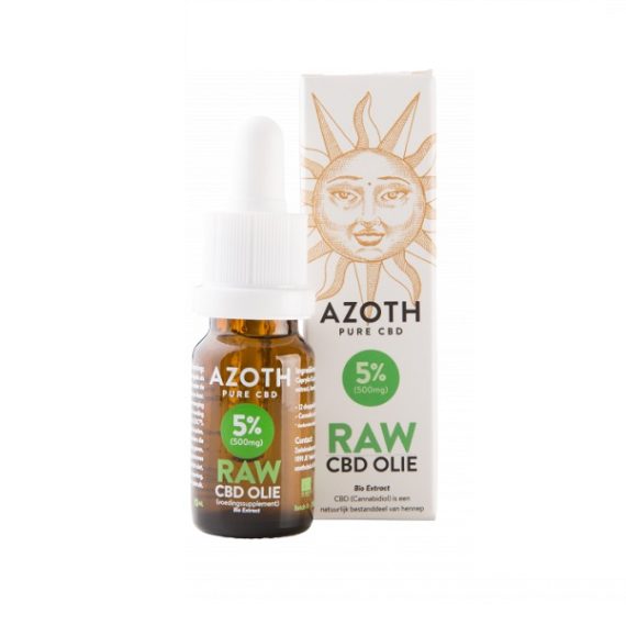 cbd olie biologisch raw azoth 5 procent 10 ml
