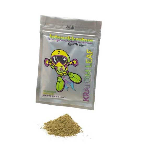 Kratom poeder – Jetpackkratom – wit – 25 gram