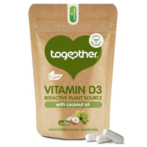 Vitamine D3 capsules Together 30 stuks Vitamine D3 capsules Together 30 stuks