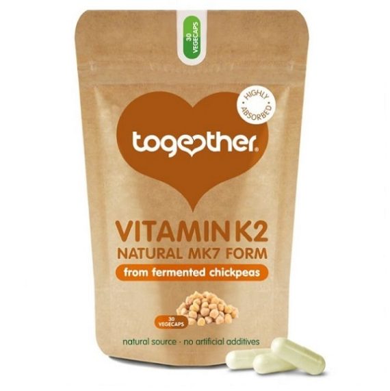 Vitamine K2 capsules Together 30 stuks Vitamine K2 capsules Together 30 stuks